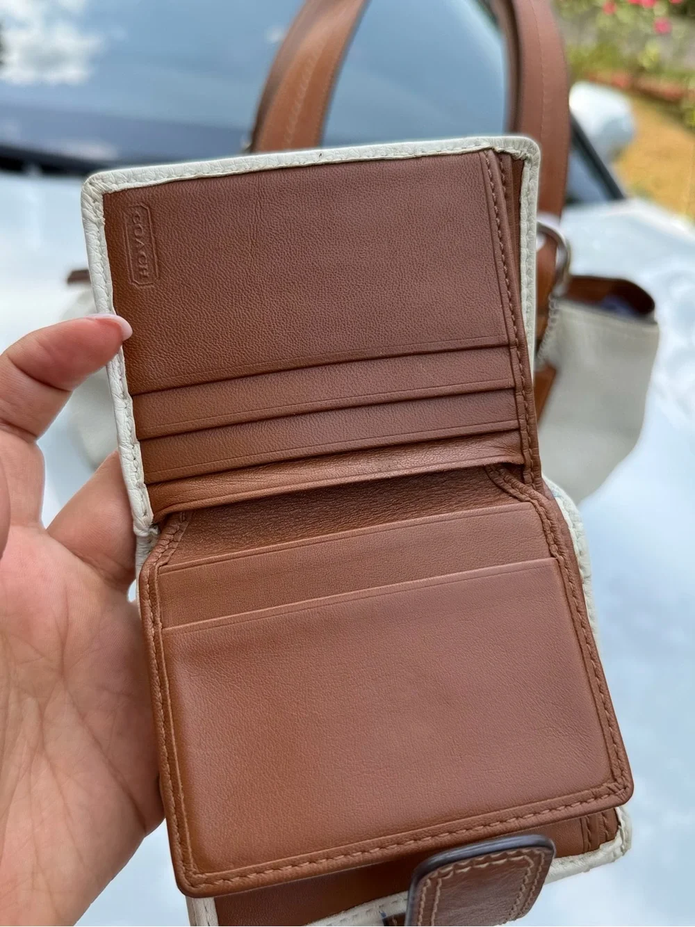 Coach Soho Purse + Wallet Set 🤎🤍